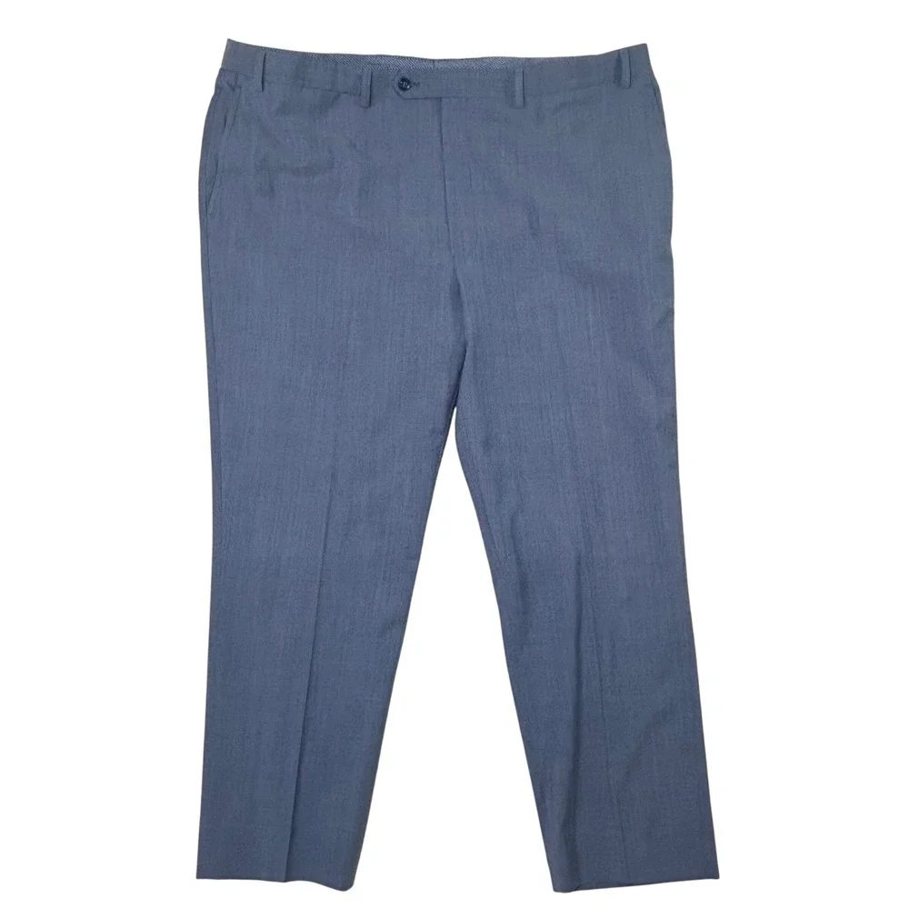 Hart Schaffner Marx Men's Blue Dress Pants Size 42R Classic Fit